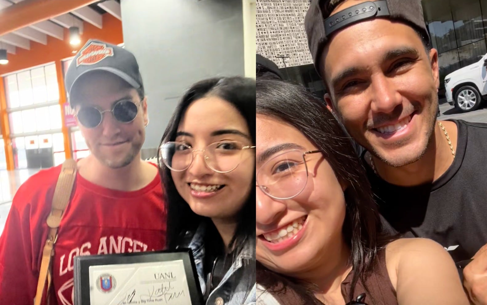 Fan de Monterrey con integrantes de Big Time Rush