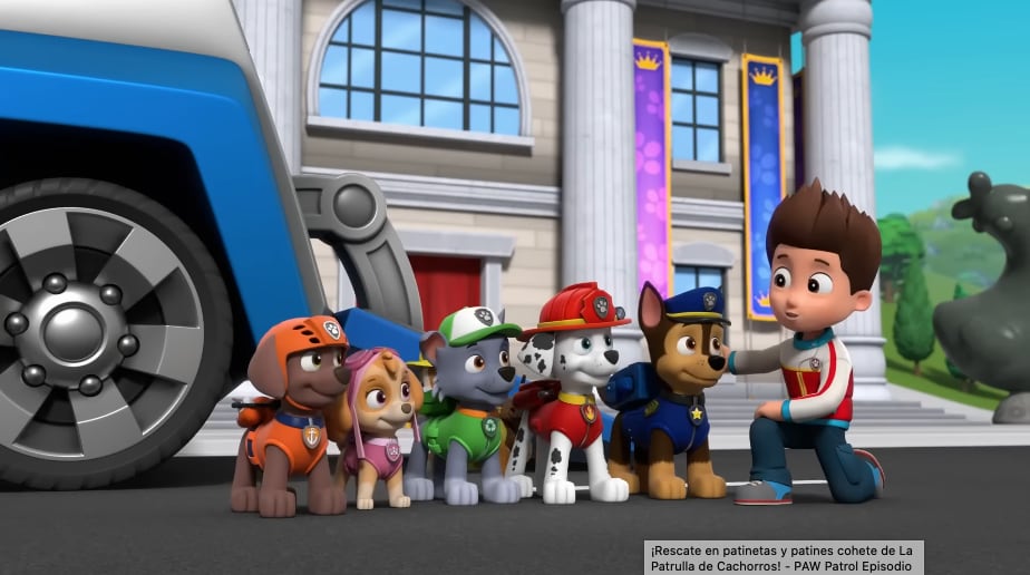 Paw Patrol por el Día del Patinador