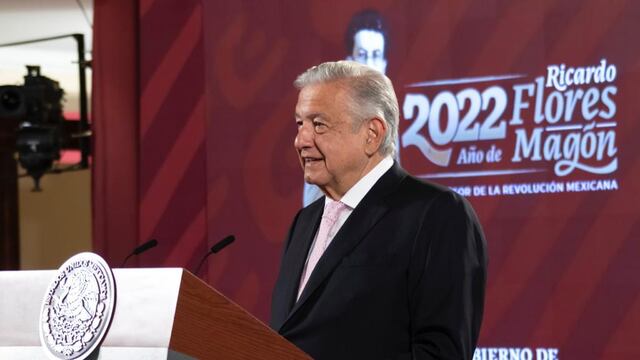 AMLO en la conferencia mañanera del 29 de junio de 2022