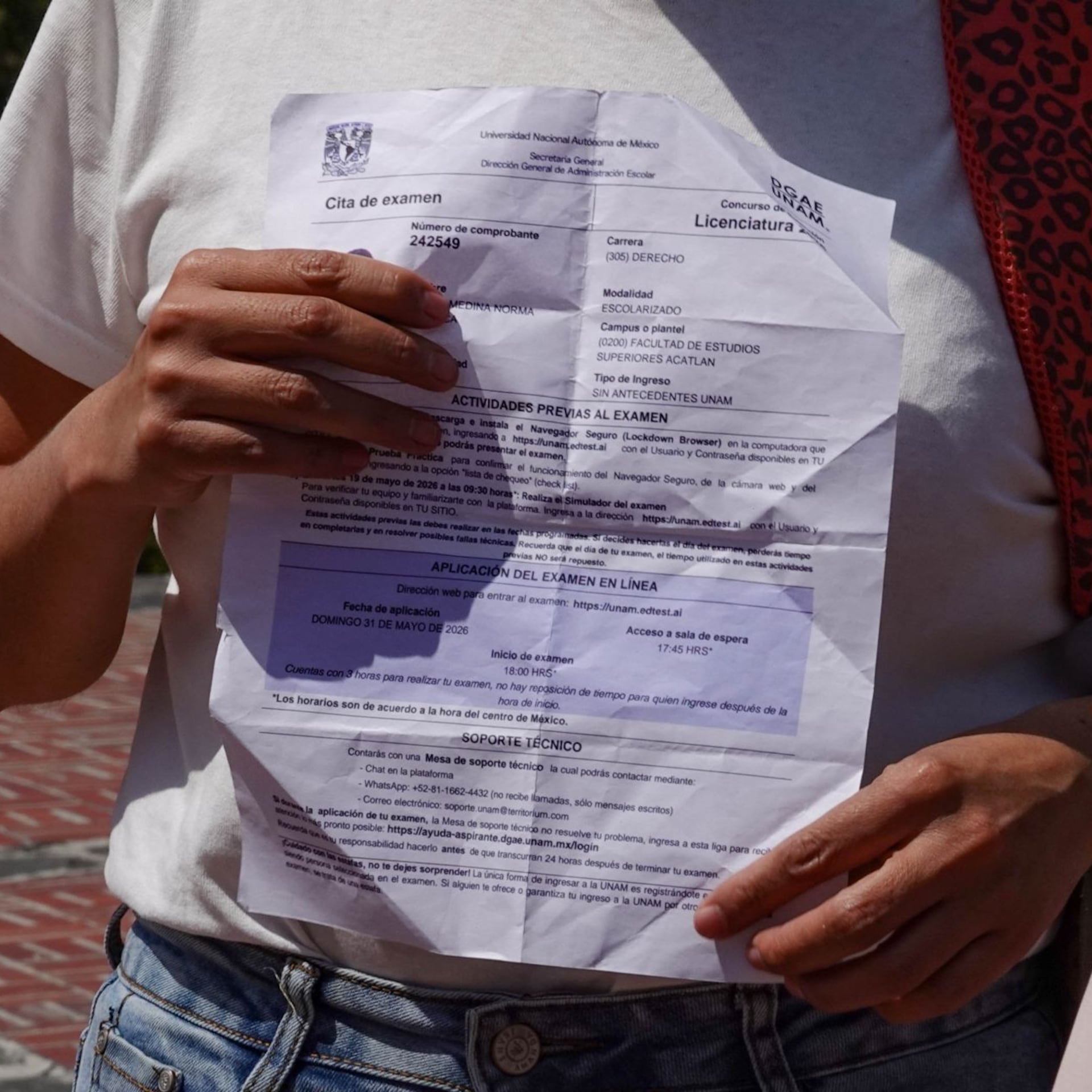 Preguntas a la Comisión Técnica de la UNAM