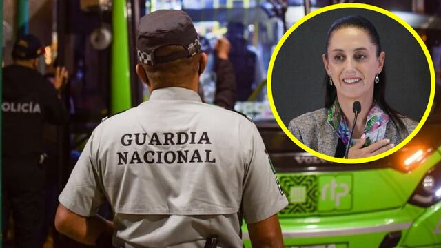 Claudia Sheinbaum dice que la Guardia Nacional se necesita para la seguridad del transporte público