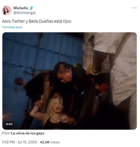 Memes de Bella Dueñas por llenar sus redes de contenido sexual