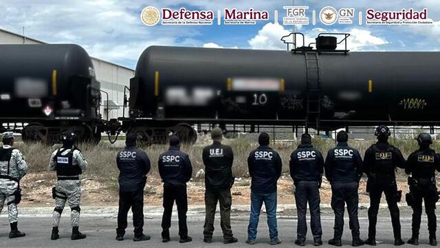 Histórico decomiso de huachicol en Coahuila