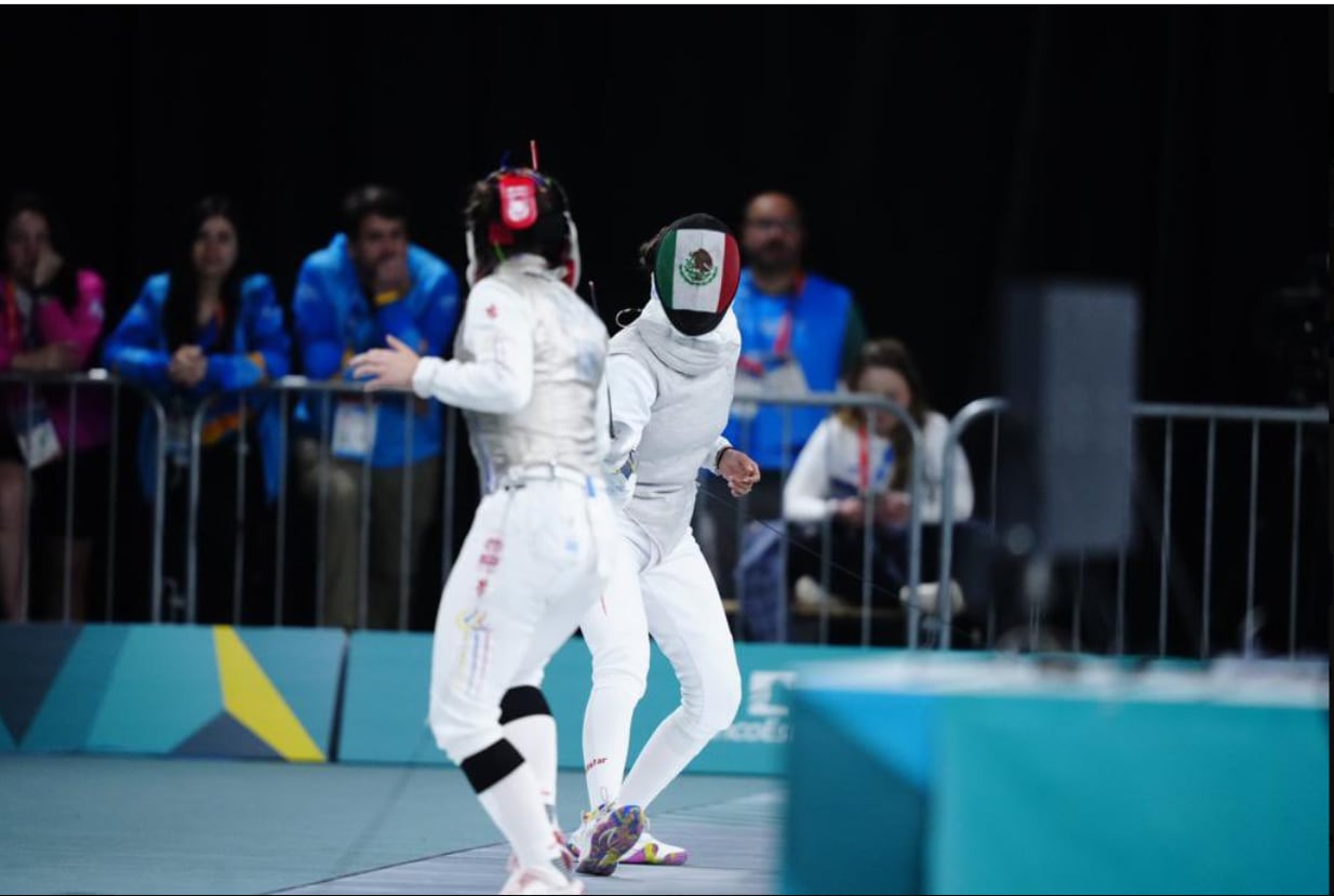 competencia de esgrima para México