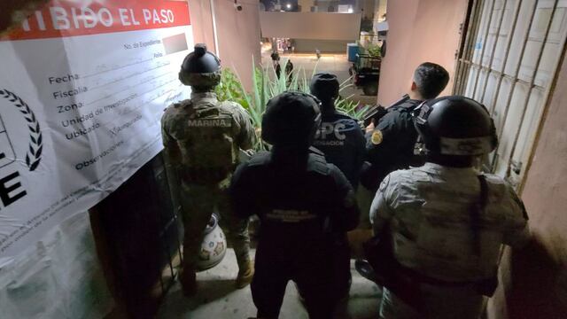 Detienen a 17 personas en cateos en Benito Juárez.