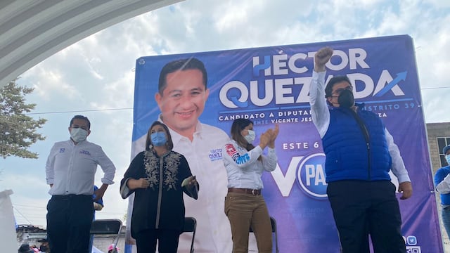 Xóchitl Gálvez y Eduardo Solares