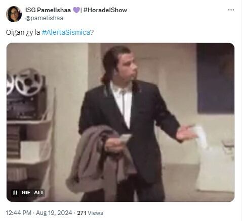 Memes por la prueba de la alerta sísmica