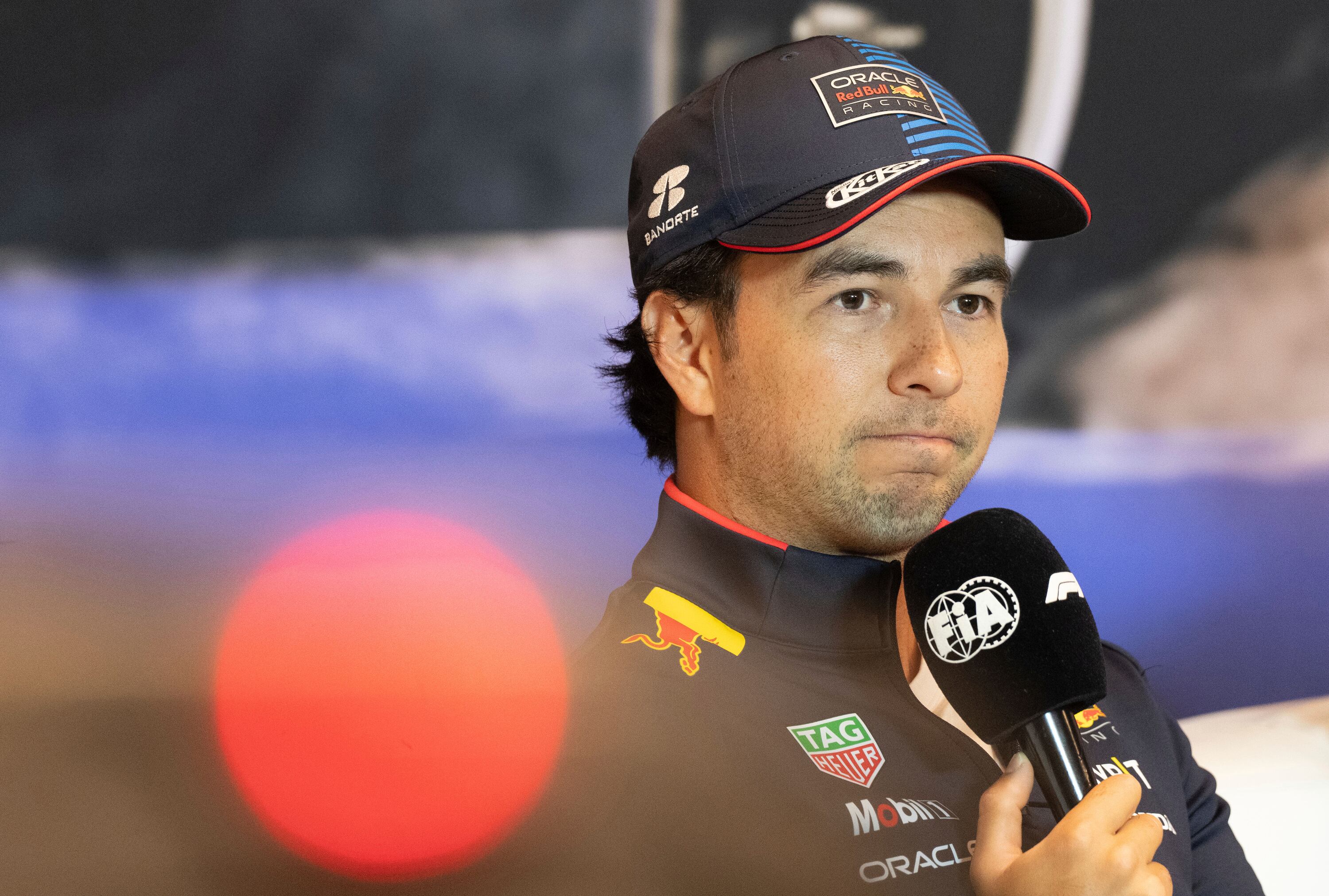 Checo Pérez con Red Bull