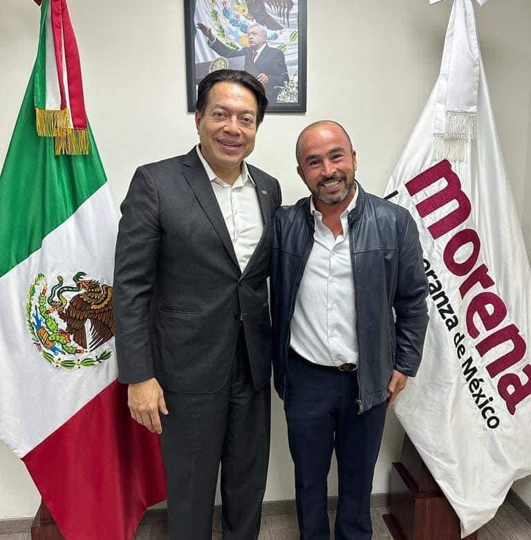 Mario Delgado y Ricardo Taja