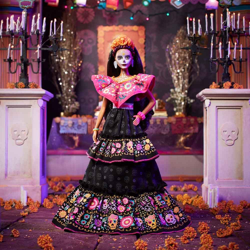 Muñeca Barbie en su edición de 'Día de Muertos'
