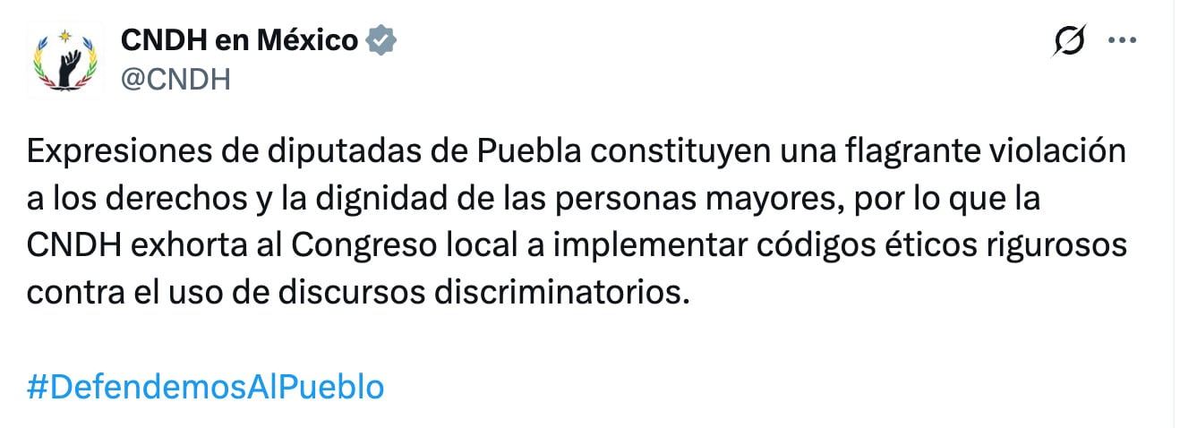 CNDH considera que Nay Salvatori y Grace Palomares excedieron la libertad de expresión