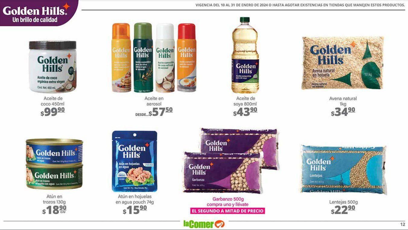 Ofertas La Comer Vida Saludable 26 a 31 de enero 2024: Estos son los mejores precios