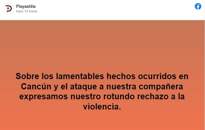 Playaaldía lamenta secuestro de periodista