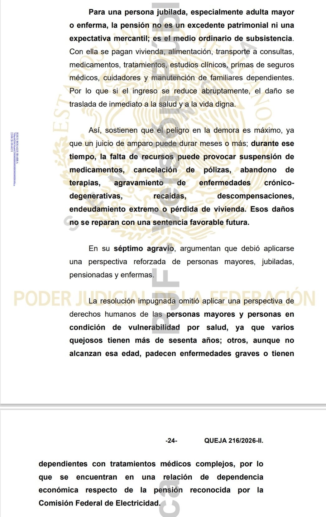 Jubilados CFE logran suspensión a reducción de pensiones