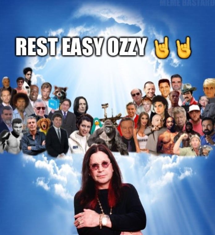 Memes despiden a Ozzy Osbourne, el legendario líder de Black Sabbath