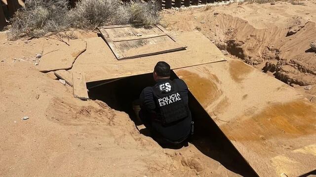 Descubren narcotúnel entre México y Estados Unidos