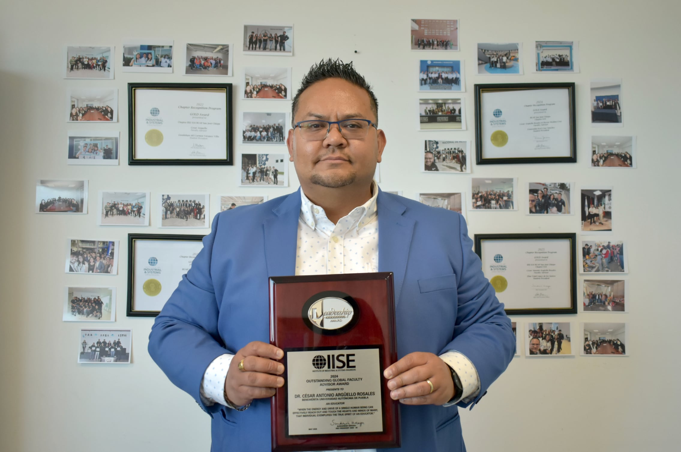 BUAP destaca en ingeniería global con nuevo premio para su capítulo IISE