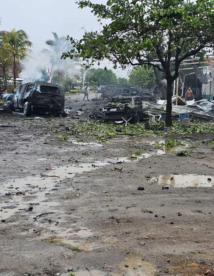 Explosión de coche bomba en Coahuayana