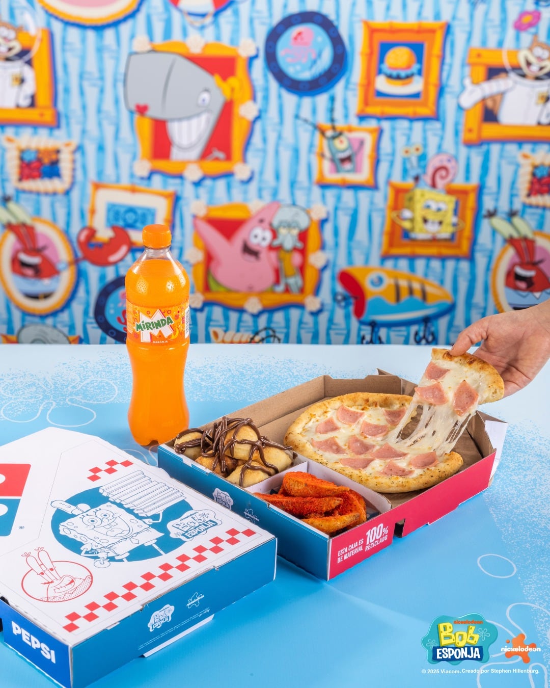Combo Domino’s Pizza de Bob Esponja