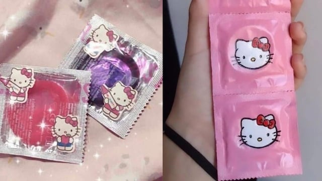 ¿Existen los condones de Hello Kitty ?