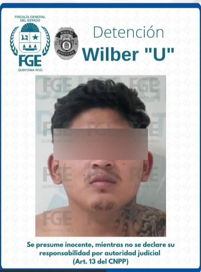Wilber “U” presunto responsable del asesinato del gerente del Mamitas Bech,.