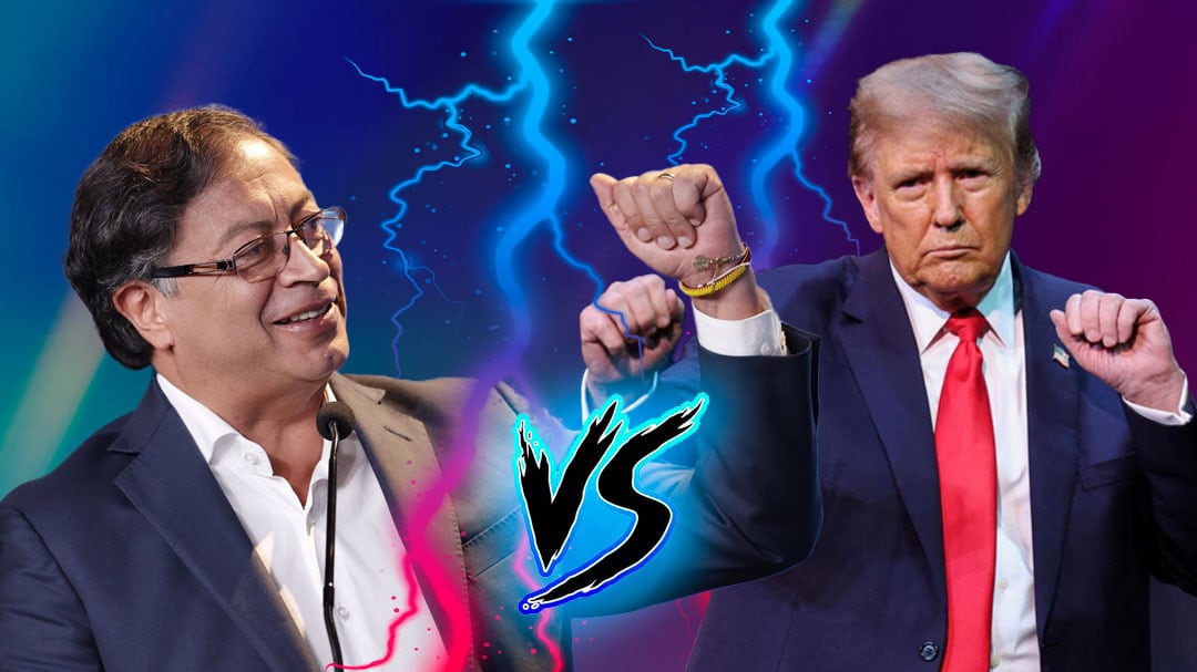 Donald Trump ataca a Gustavo Petro y lo llama “matón”