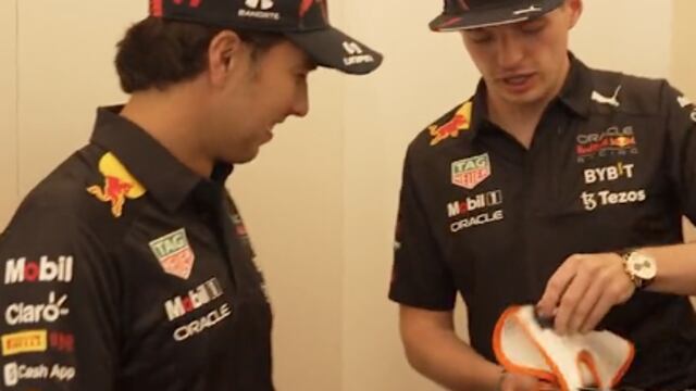 Max Verstappen y Checo Pérez