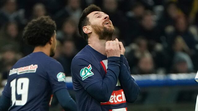 Lionel Messi con el PSG