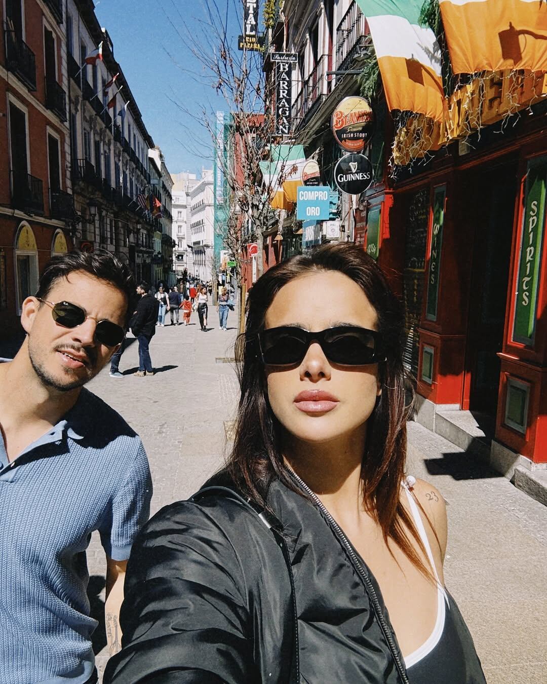 Gala Montes y su novio Icho Van