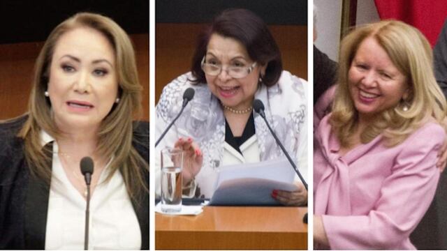 Yasmín Esquivel, Celia Maya y Loretta Ortiz