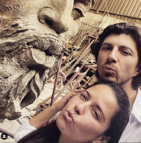 Ana Claudia Talancón y su novio, Alejandro Lopart.