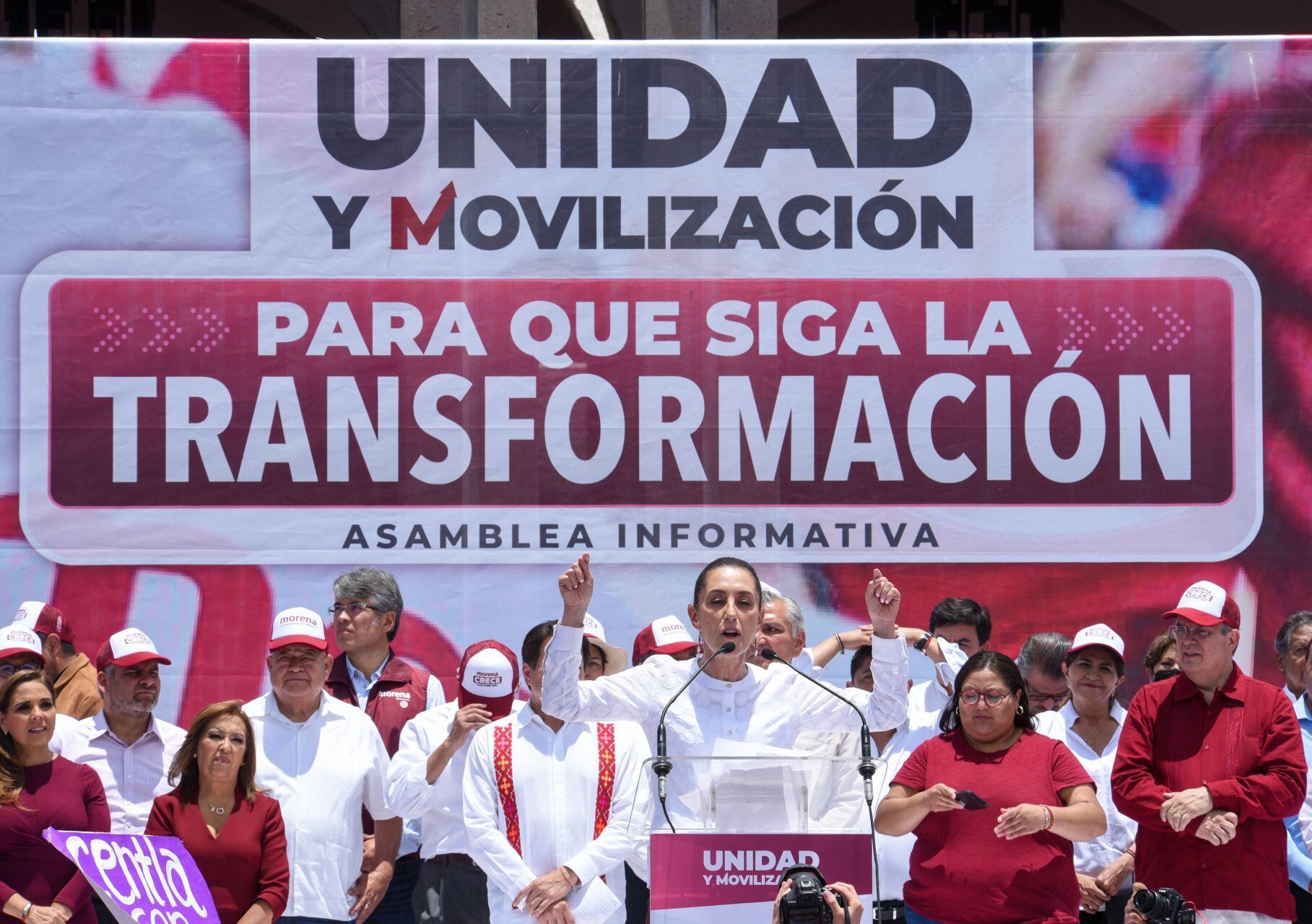 Evento de Morena en Toluca