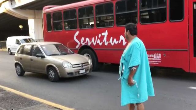 Paciente escapa de hospital