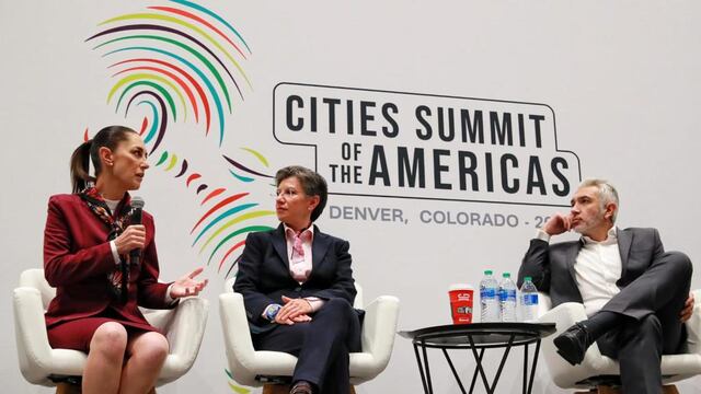 Claudia Sheinbaum en la Cumbre de Ciudades de las Américas, Denver, Colorado 2023