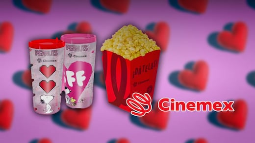Snoopy en Cinemex: precio del combo con coleccionables por San Valentín