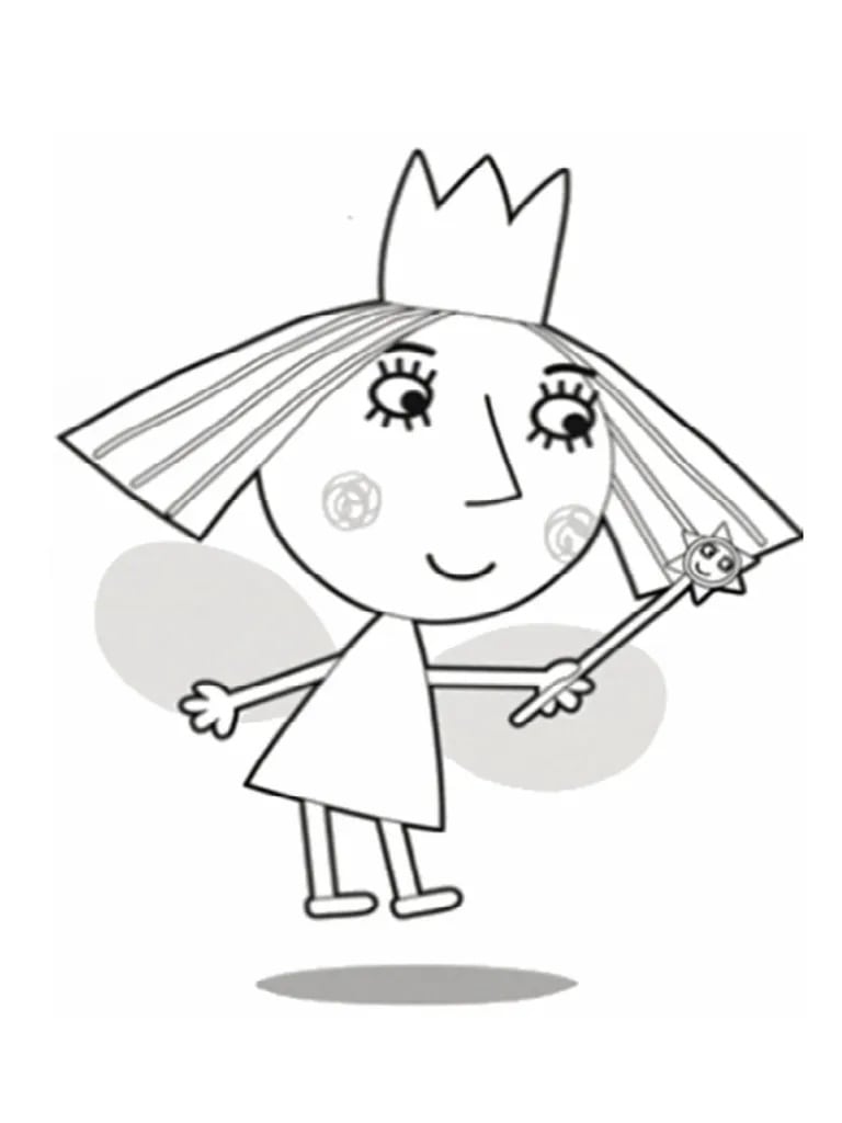 El pequeño reino de Ben y Holly: 7 dibujos bonitos para colorear con magia