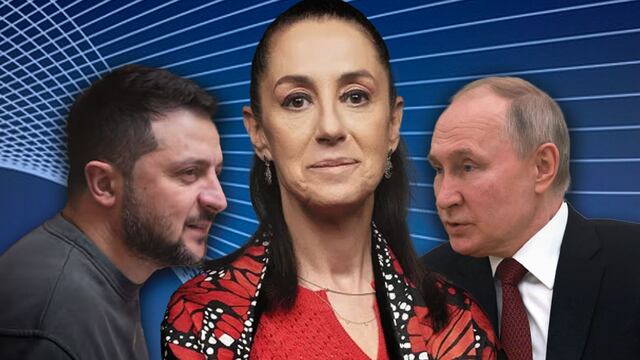 ¿Volodimír Zelenski y Vladimir Putin se encontrarán en México? Claudia Sheinbaum invitó a los dos