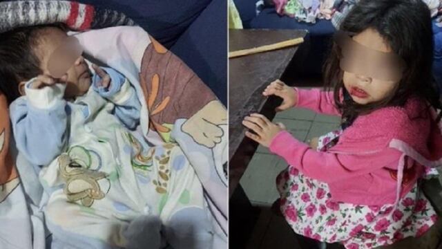 Niña de 3 años caminaba con bebé de brazos