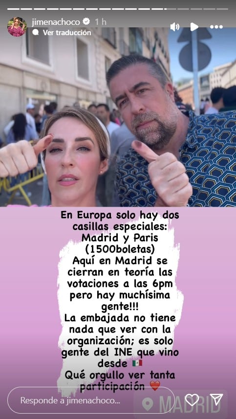 Jimena Pérez ‘La Choco’ y Rafael Sarmiento