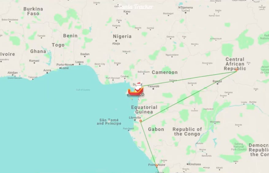 Mapa de Santa Claus