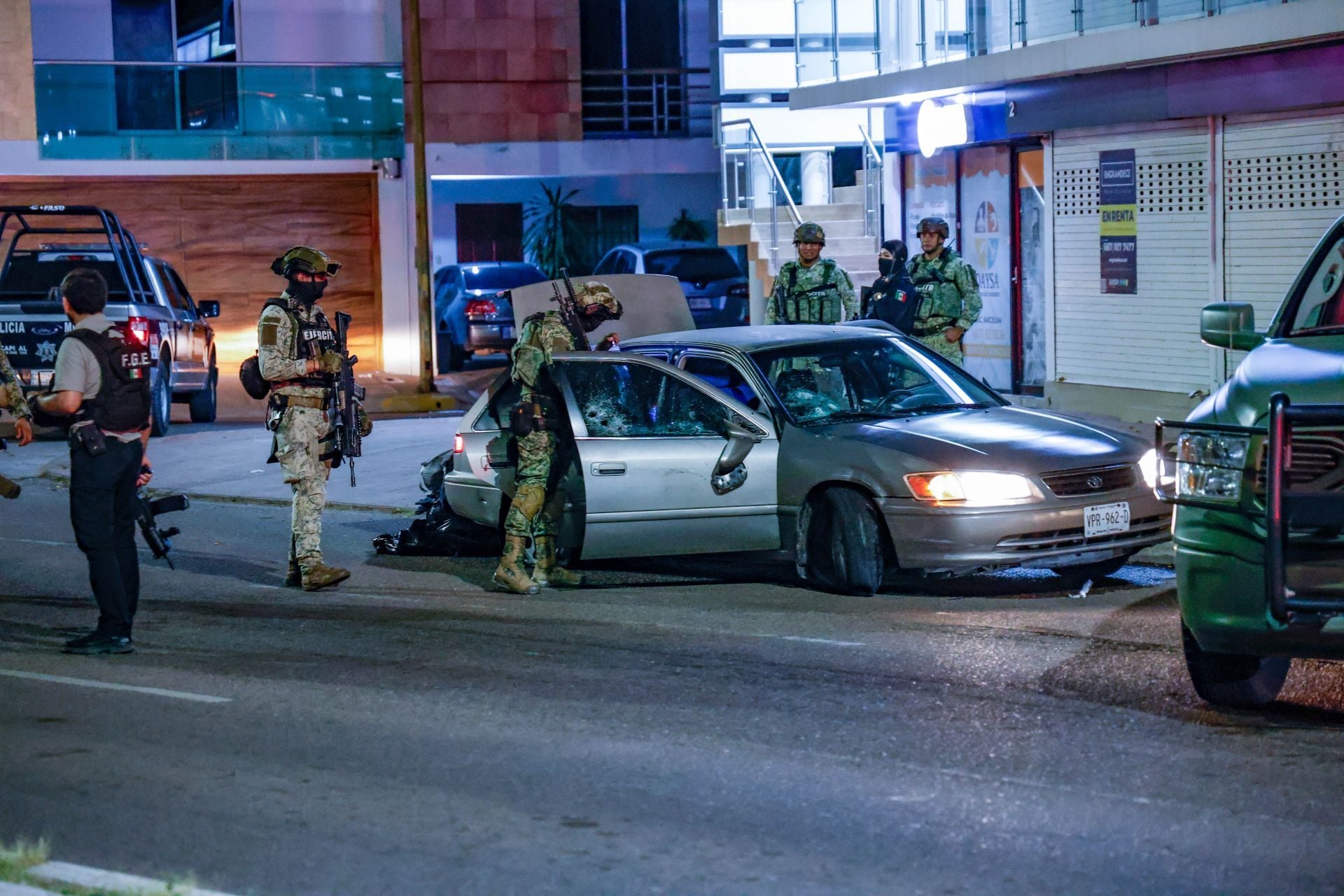 Ejército en Culiacán, Sinaloa.