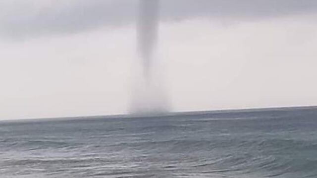 Tromba marina sacude Huatulco