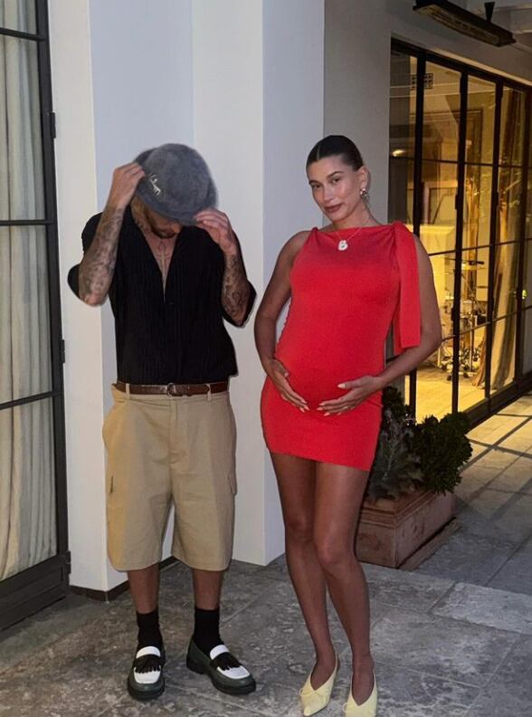 Justin Bieber y su esposa