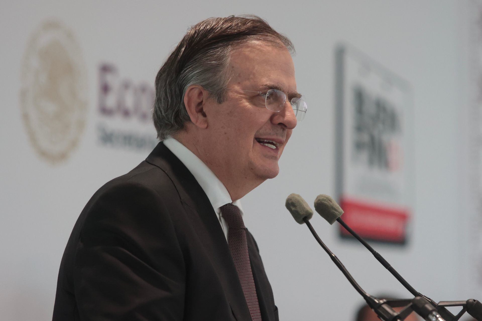 El secretario de Economía, Marcelo Ebrard encabezó la conferencia de prensa en la que se dieron pormenores relacionados al Buen Fin 2024