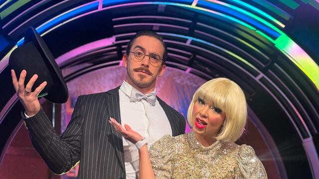 Aristeo Cázares y Caeli en Las estrellas Bailan en Hoy 2024.