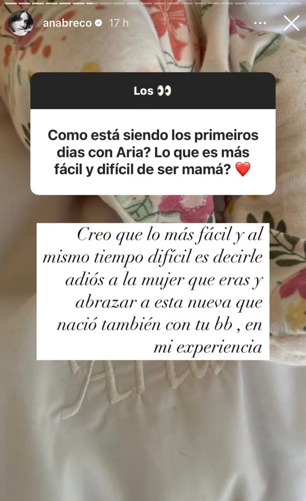 Ana Brenda Contrera revela los primeros retos que le ha traído el convertirse en mamá