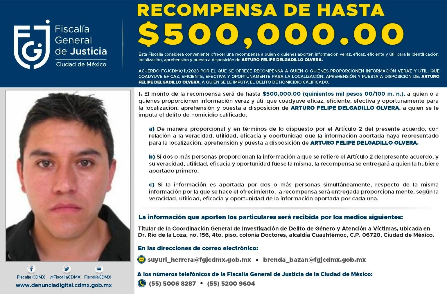 Recompensa por responsable del transfeminicidio de Paola Buenrostro