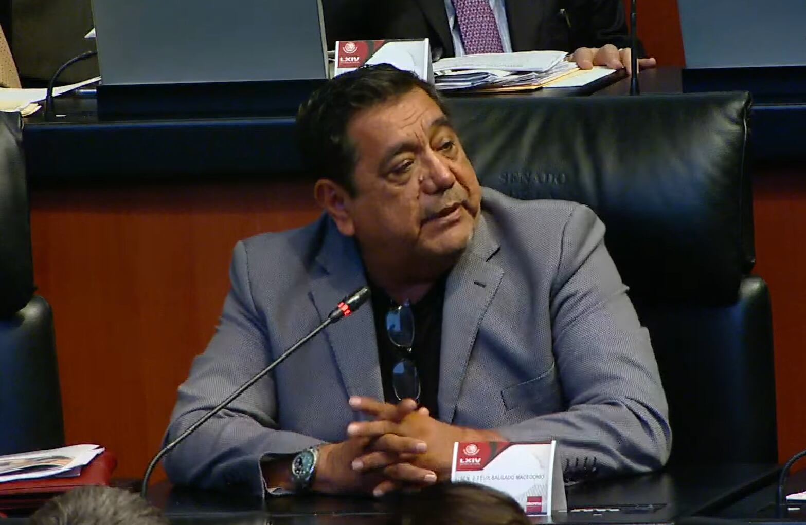 Félix Salgado Macedonio. Lujoso reloj.
