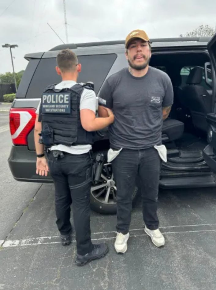 Christian Damian Cerna-Camacho, detenido por protestas en Estados Unidos