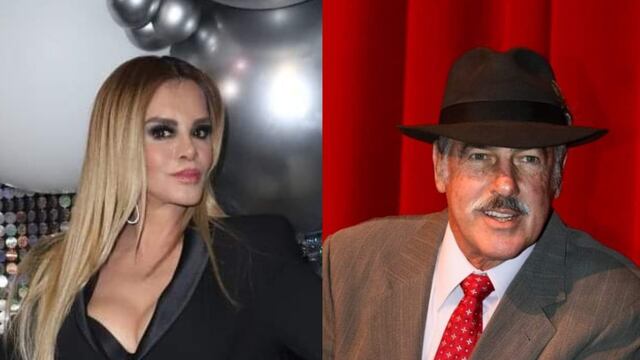 Lucía Méndez y Andrés García.